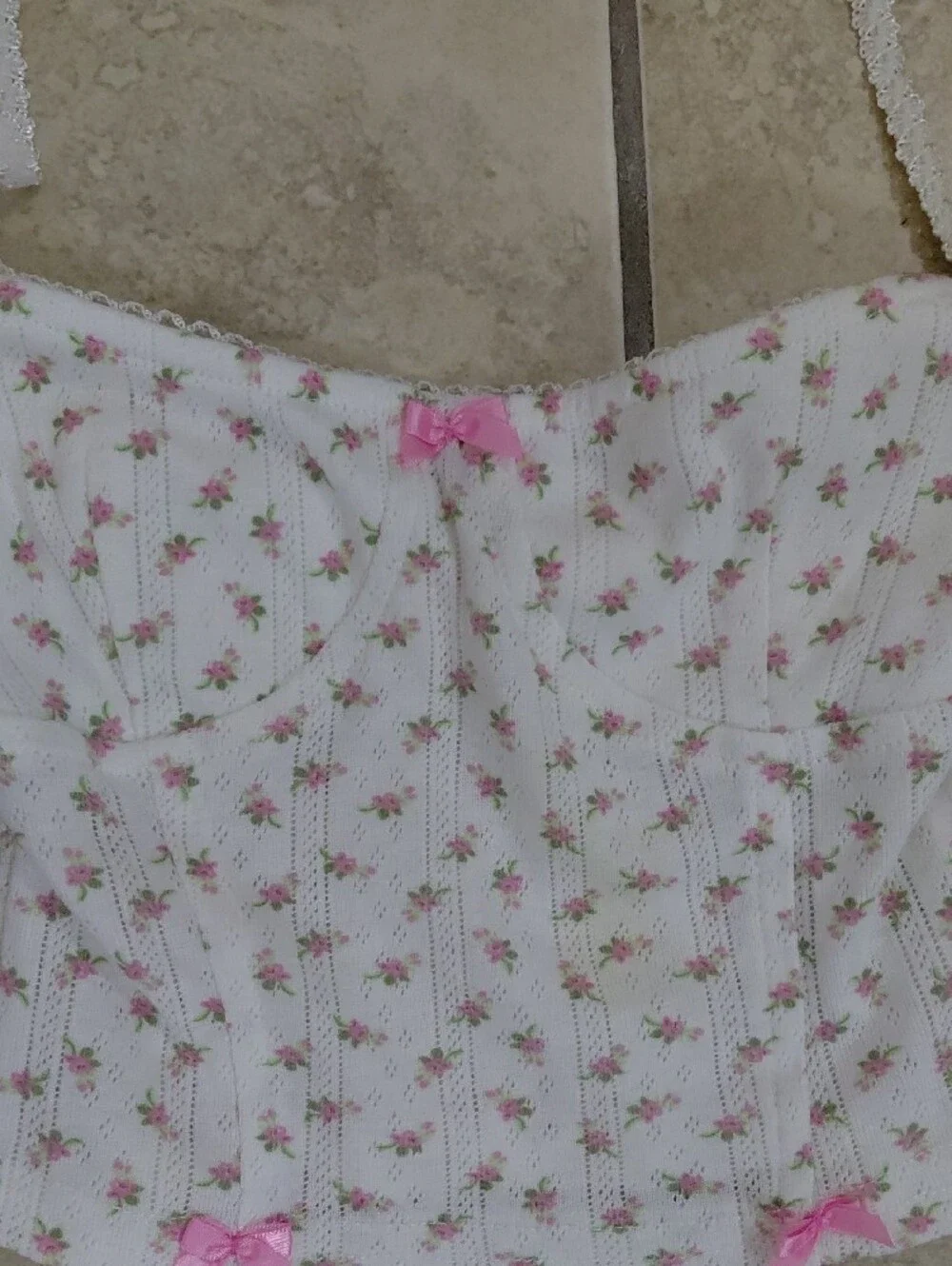 New Pink feminine white